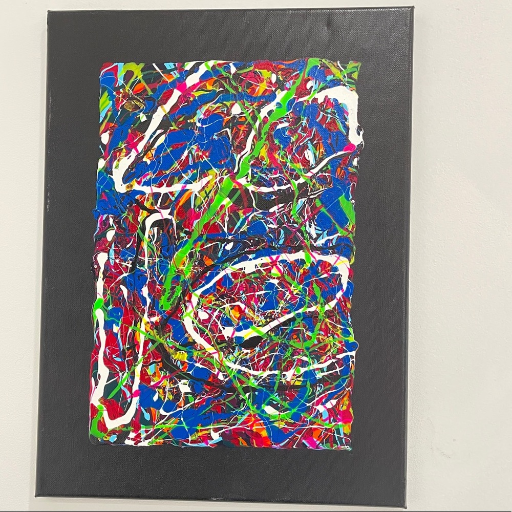 Hand‎ Painted LOVE Original Abstract Acrylic Painting